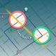 An example of how drivers will be routed using the new feature